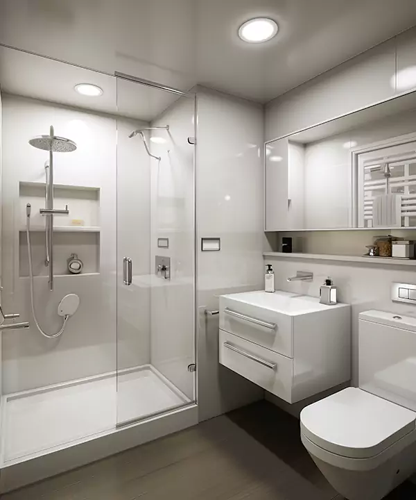 Moscow's Trusted Team for White Bathroom Renovations