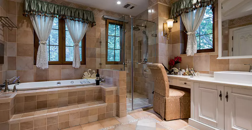 Small Custom Bathroom Remodel in Moscow
